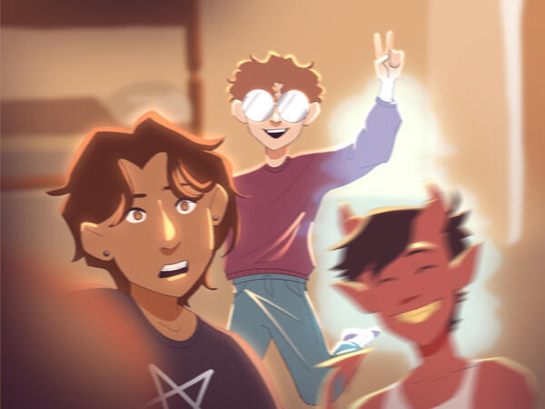 Selfie (Connor, Eddie, Ben, &amp; Ghost)