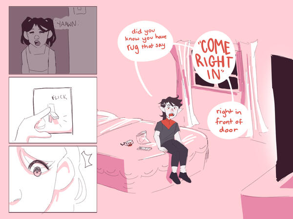 Kid Vampire fan comic (characters belong to Mummy Joe)